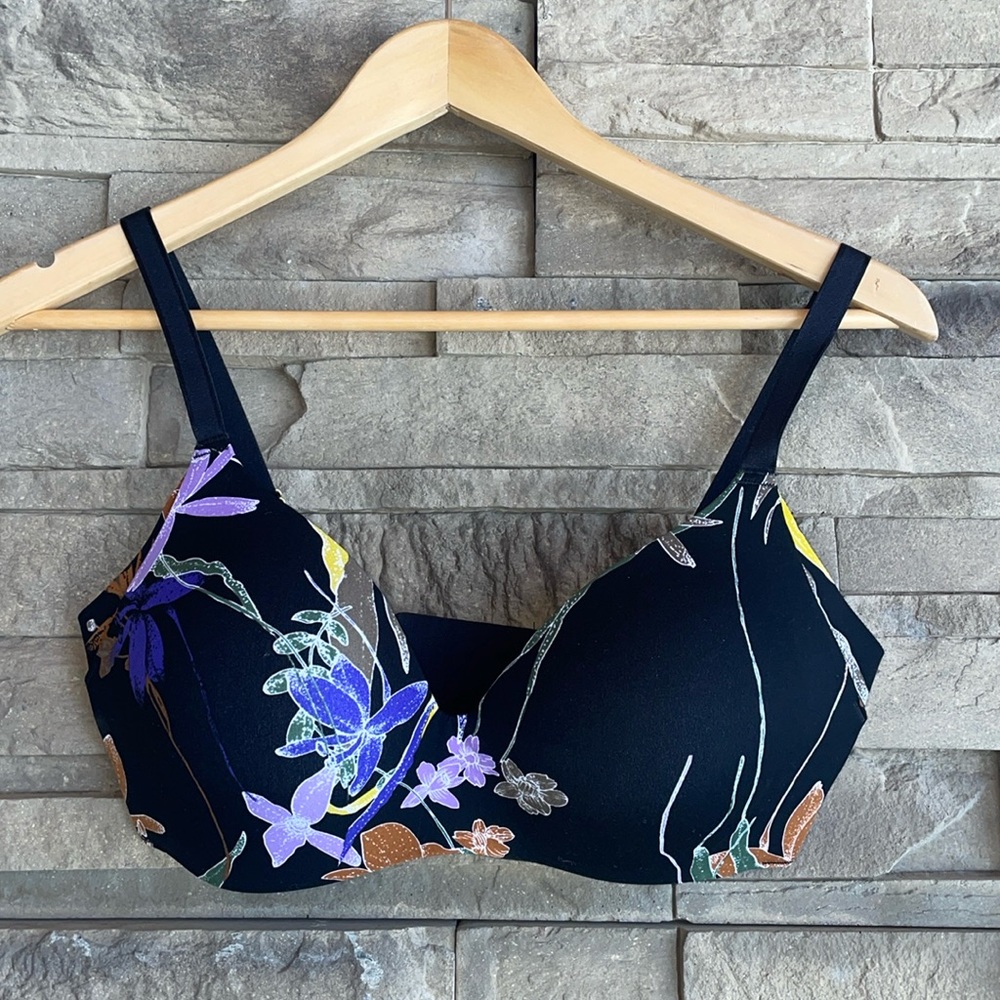 🖤Knix floral print Size 4 Bra